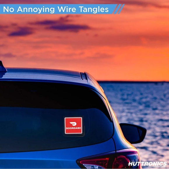 DoorDash Red LED Sign - Picture 3 of 7